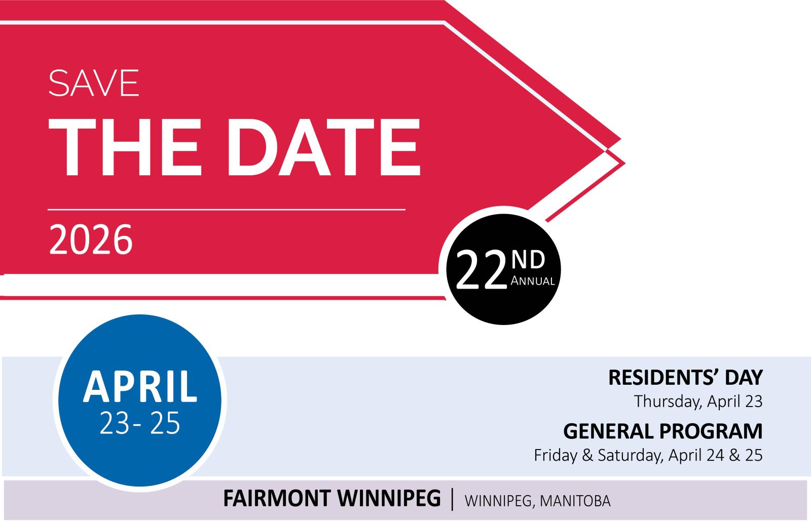 Save the Date for 2026